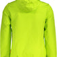 Yellow Contrast Detail Hooded Soft Shell Jacket
