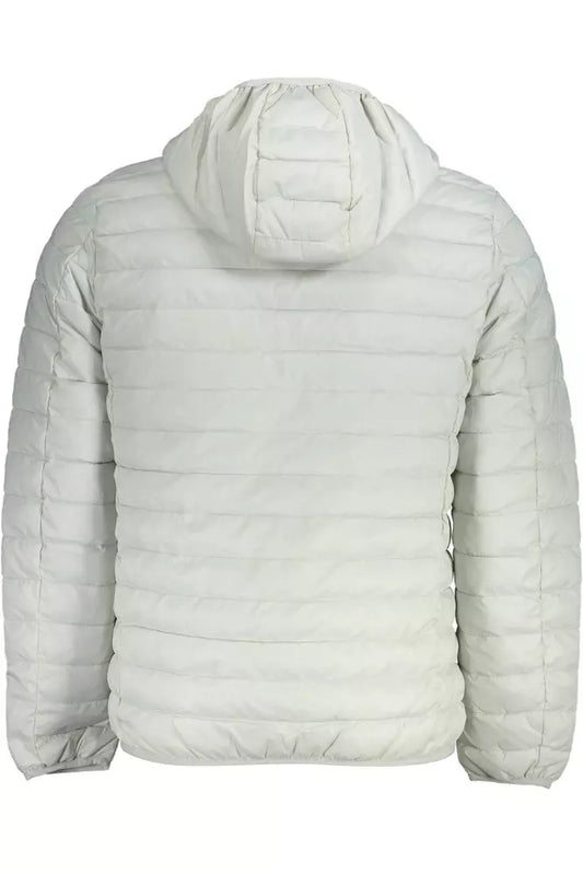 Sleek Polyamide Hooded Jacket for Men