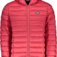 Radiant Red Hooded Long-Sleeve Jacket