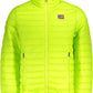 Chic Green Polyamide Jacket for Men