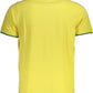 Sunshine Yellow Cotton Polo with Contrast Detail