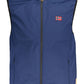 Chic Sleeveless Soft Shell Vest in Blue