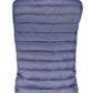 Sleek Sleeveless Men's Blue Polyamide Jacket