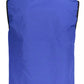 Sleek Soft Shell Sleeveless Zip Jacket in Blue