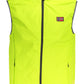 Sleek Sleeveless Soft Shell Jacket in Vibrant Yellow