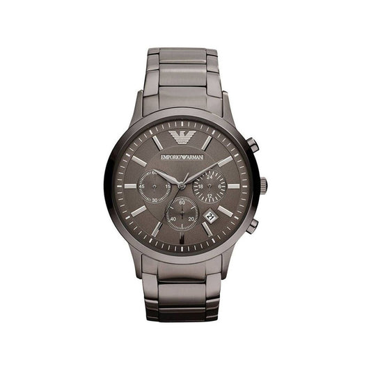 Sleek Stainless Steel Chronograph Watch