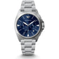 Sleek Silver Chronograph Timepiece