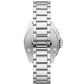 Sleek Silver Chronograph Timepiece
