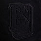 Elegant Black Cotton Sweatshorts with Logo Embroidery