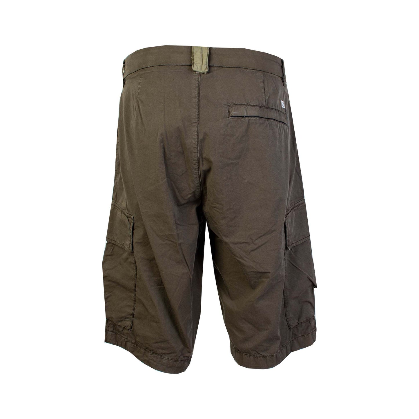 Elegant Cotton Bermuda Shorts in Lush Green