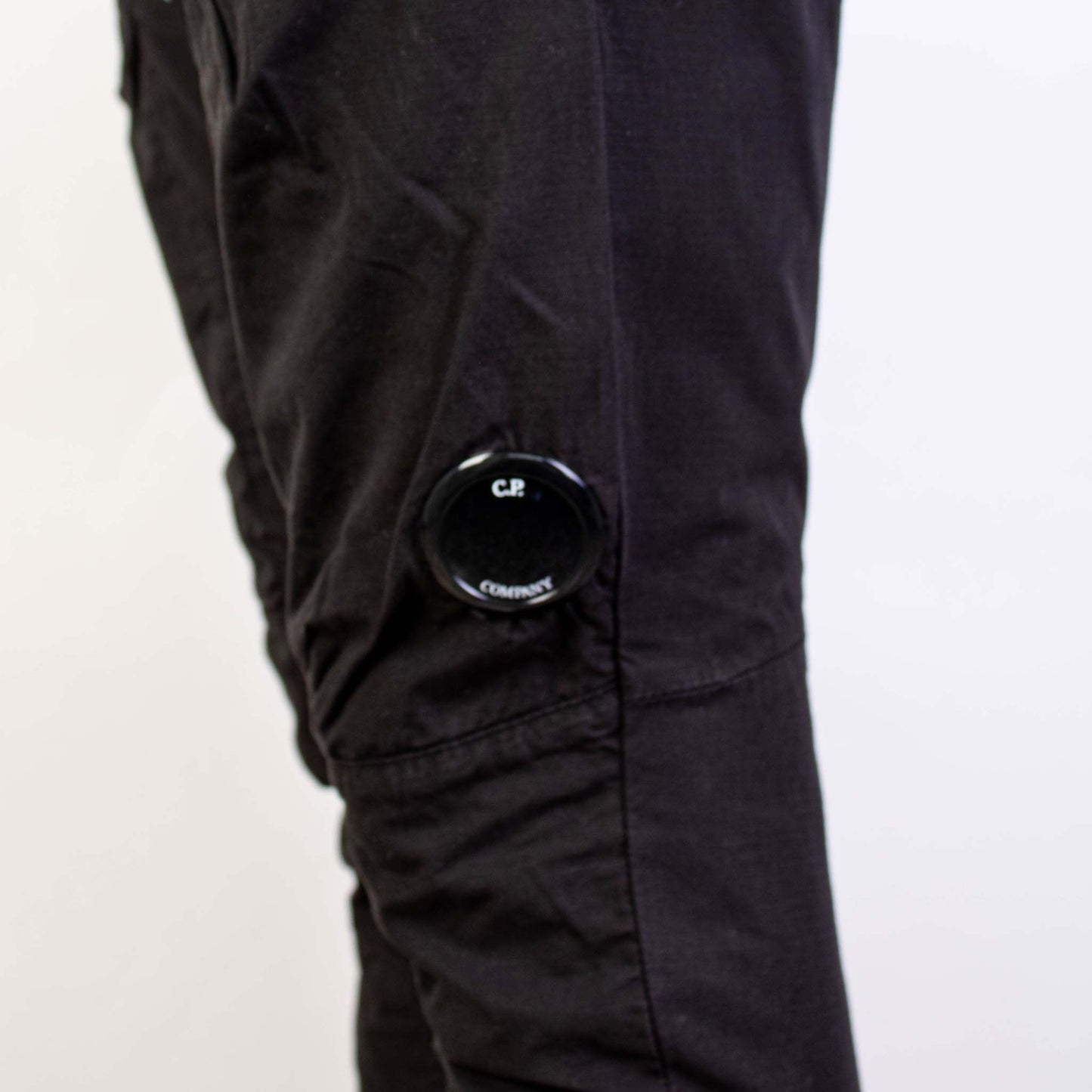 Sleek Slim Fit Cargo Pants in Eternal Black