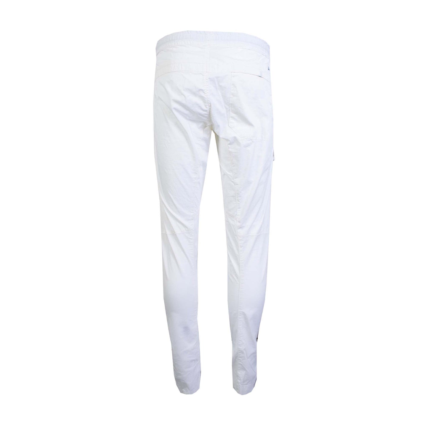 Chic Slim-Fit Cotton Cargo Pants in Kaki