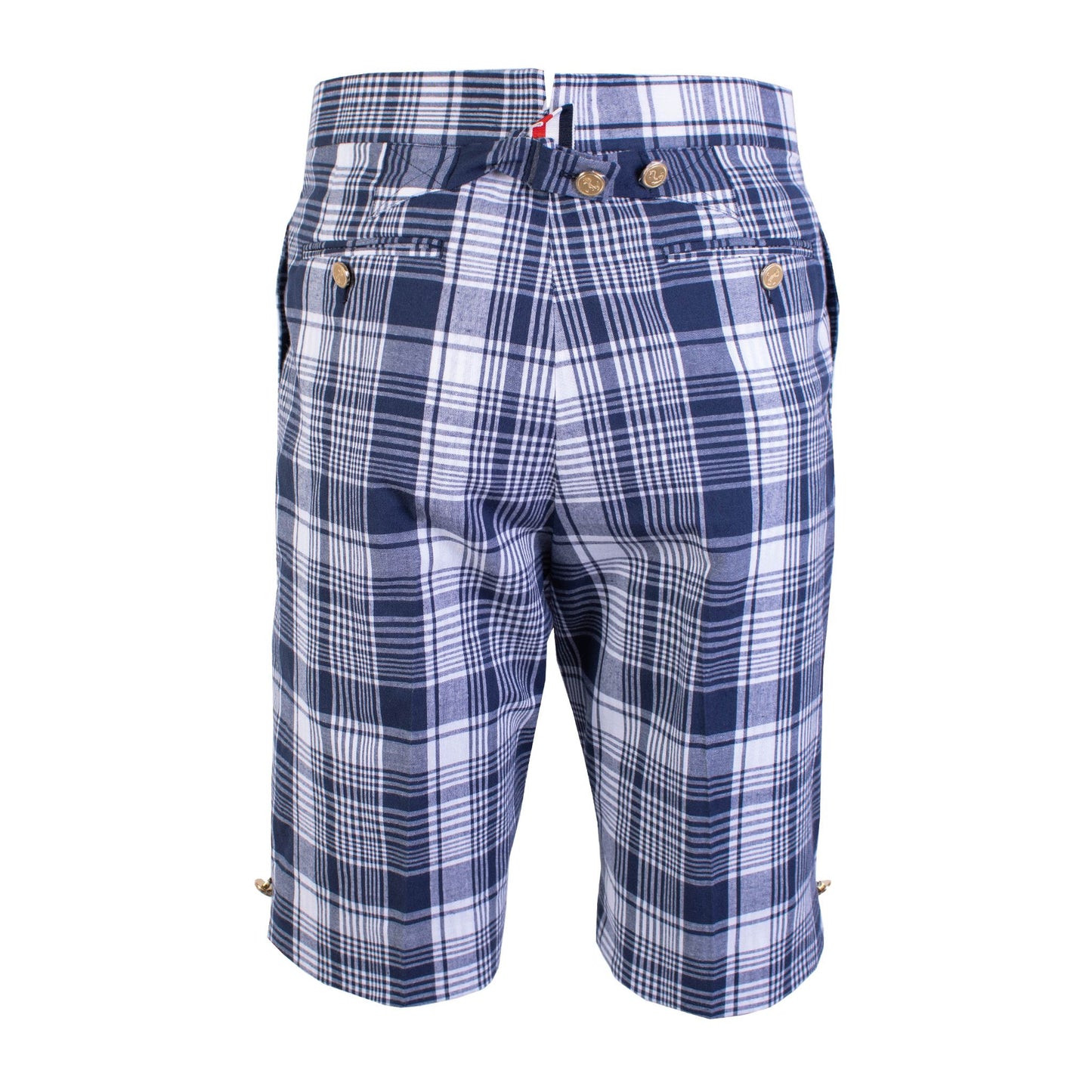 Elegant Multicolor Checkered Bermuda Shorts