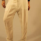 Chic White Viscose Trousers by Patrizia Pepe