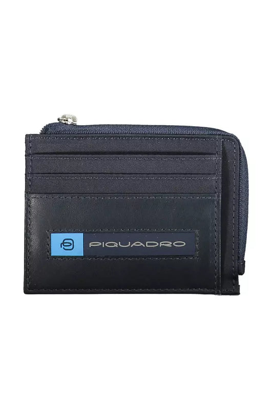 Eco-Friendly Sleek Blue Card Holder