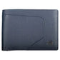 Sleek Blue Leather Wallet with RFID Protection