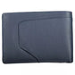Sleek Blue Leather Wallet with RFID Protection