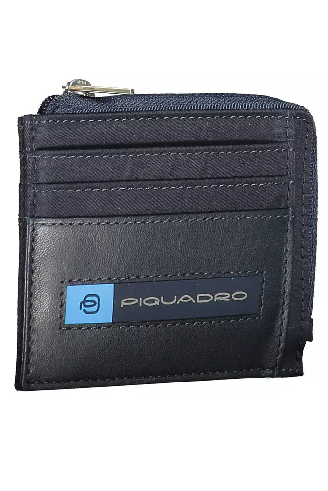 Eco-Friendly Sleek Blue Card Holder