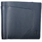 Elegant Blue Leather Bifold Wallet with RFID Blocker