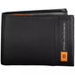 Sleek Black ECONYL Wallet with Coin Purse