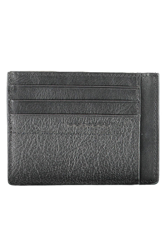 Sleek Leather Card Holder with RFID Block