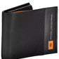 Sleek Black ECONYL Wallet with Coin Purse