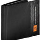 Eco-Chic Contrast Detailed Black Wallet