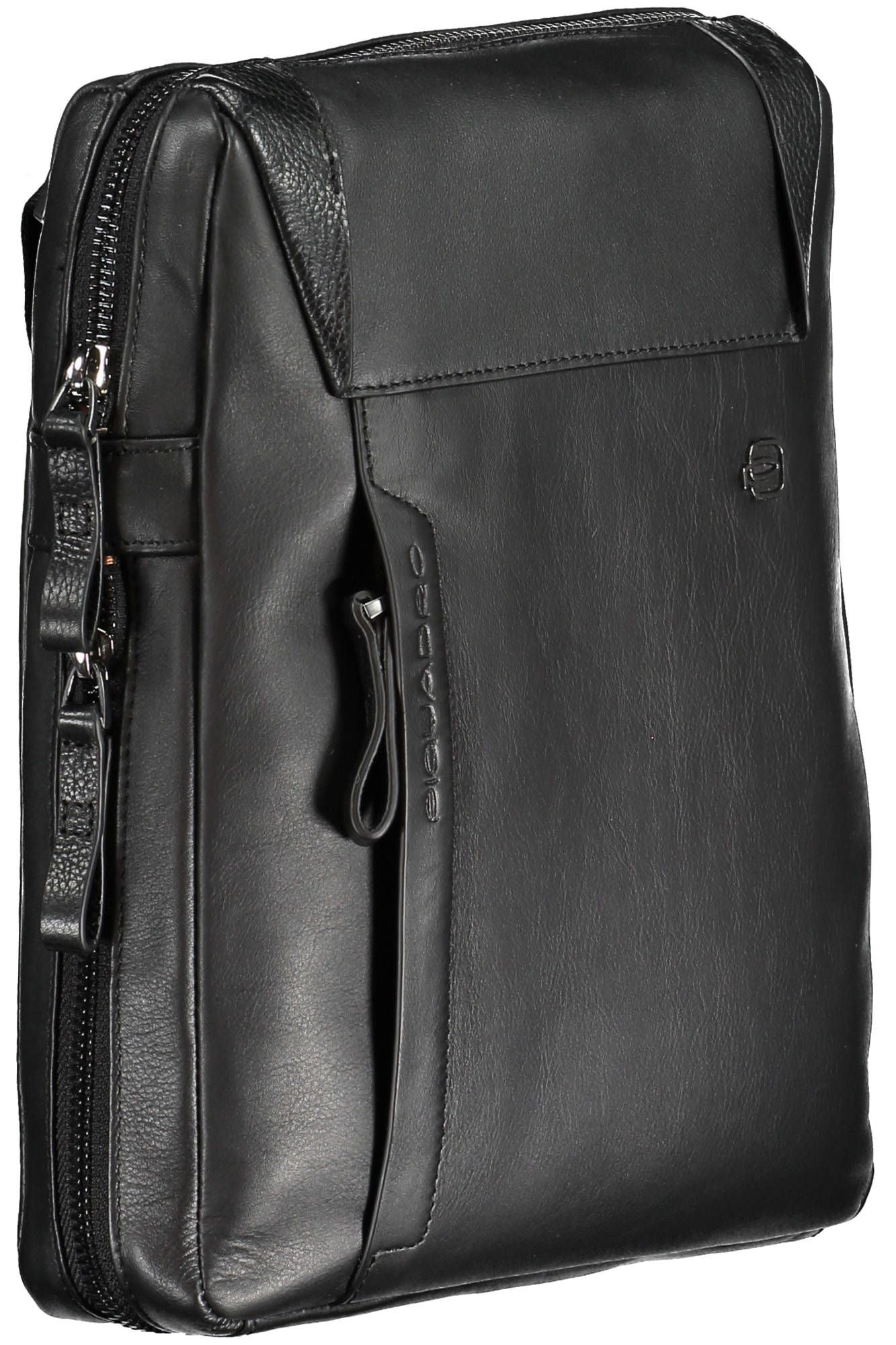 Elegant Black Leather Shoulder Bag