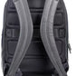Elegant Blue Mixed-Material Backpack
