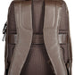Elegant Leather Backpack with Contrast Details