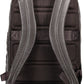 Elegant Brown Nylon Backpack with Laptop Space