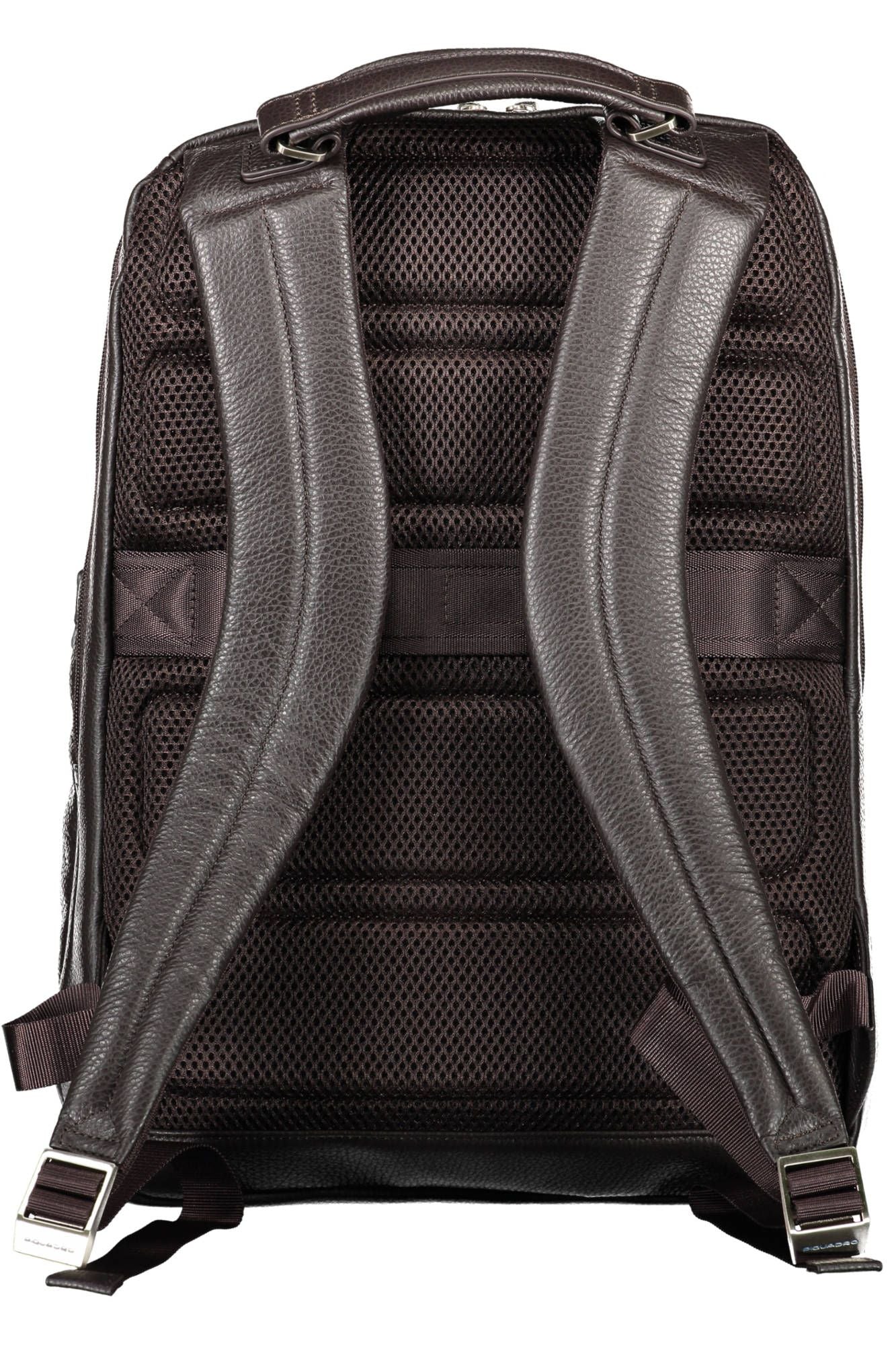 Elegant Brown Nylon Backpack with Laptop Space