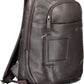 Elegant Brown Nylon Backpack with Laptop Space