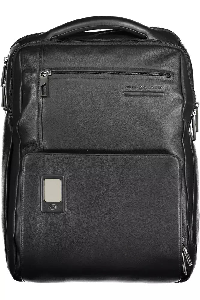 Elegant Leather Backpack with Laptop Pocket