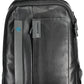 Sleek Black Leather Executive Backpack