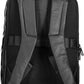 Elegant Black Leather Backpack with Combination Lock