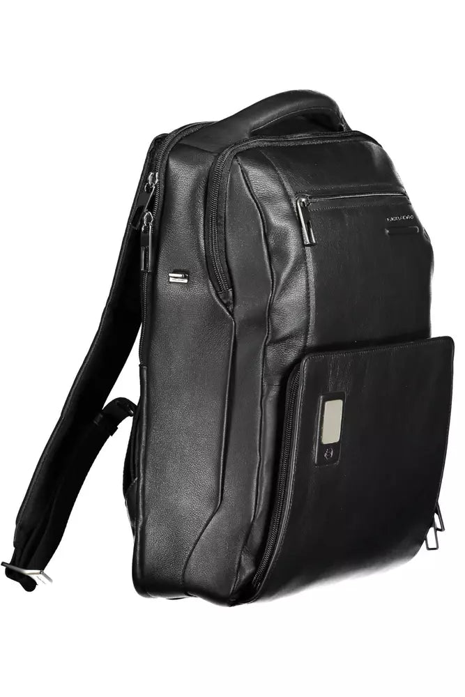 Elegant Leather Backpack with Laptop Pocket