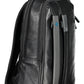 Sleek Black Leather Executive Backpack