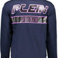 Sleek Blue Long-Sleeved Athletic Sweatshirt