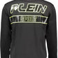 Sleek Long-Sleeve Zip Sweatshirt with Contrasts