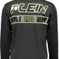 Sleek Long-Sleeve Zip Sweatshirt with Bold Accents