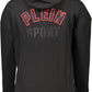 Sleek Cotton Hoodie with Logo and Contrast Details