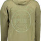 Emerald Zip-Up Hoodie with Contrasting Accents