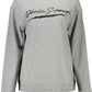 Chic Gray Contrast Detail Sweatshirt