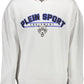 Contrast Detail Hooded Sweatshirt with Logo Print