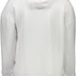Contrast Detail Hooded Sweatshirt with Logo Print