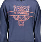 Athletic Chic Hooded Blue Sweatshirt