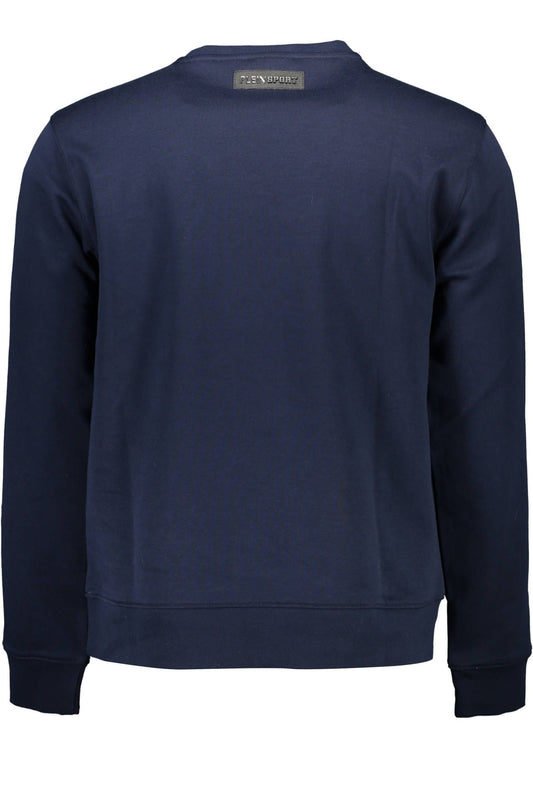 Electric Blue Logo Sweatshirt with Contrasting Details