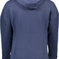 Athletic Chic Hooded Blue Sweatshirt