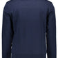 Blue Cotton Logo Print Sweatshirt